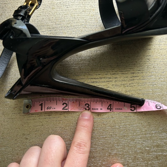 Authentic Saint Laurent tribute t strap platform heel - Picture 9 of 9